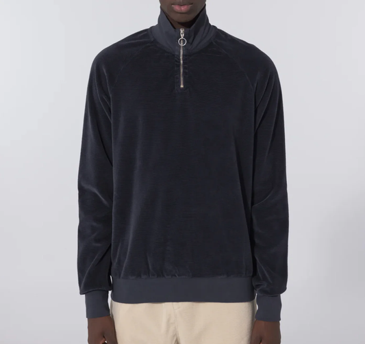 Zipped Sweatshirt Velour