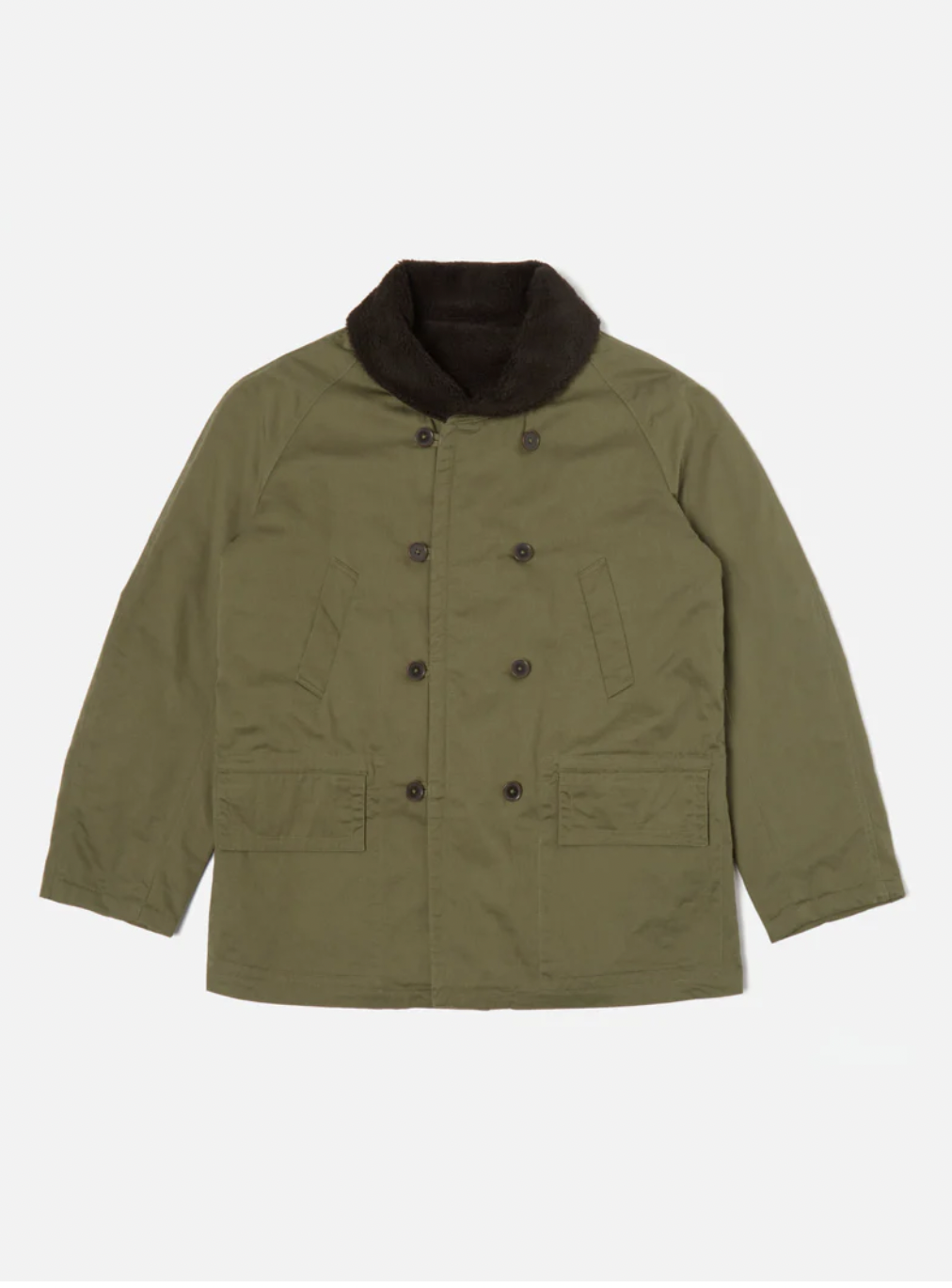 XS, Light Olive., Twill/Sherpa