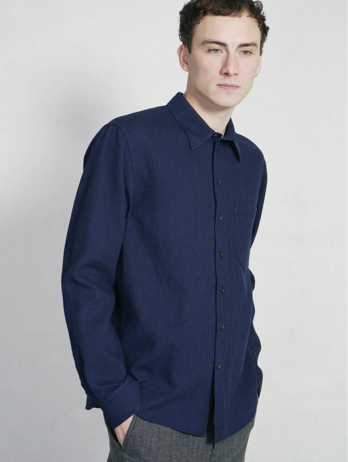 Raymond Relaxed Classic Button Down Shirt