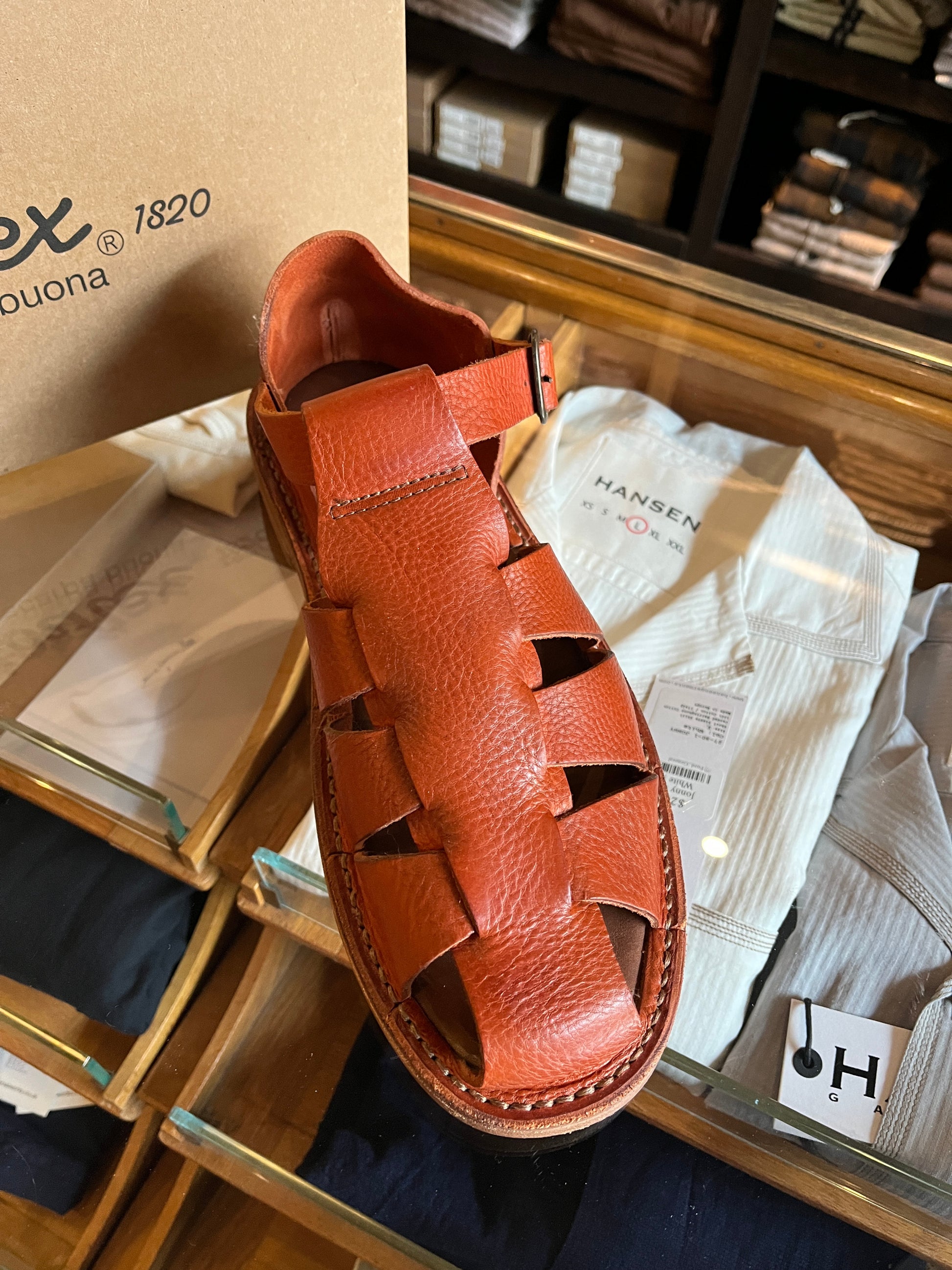 Monkflex Leather Sandal Men