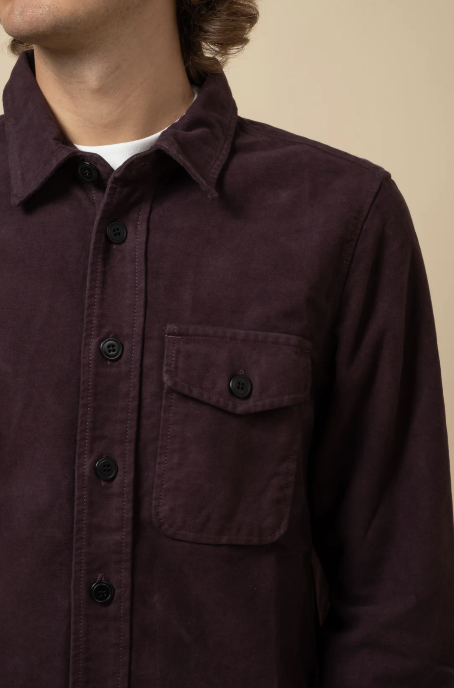 Soft Moleskin Heavy Overshirt